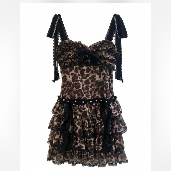I Heart Raves Dresses & Skirts - I-Heart Raves cheetah print cocktail dress